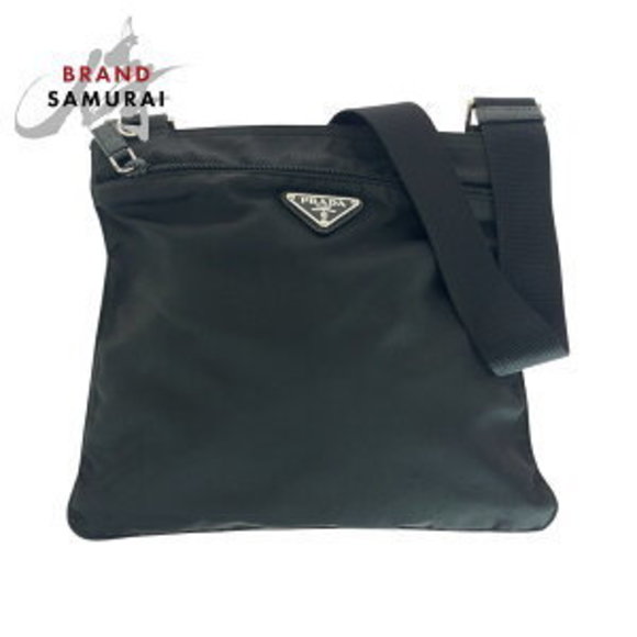 Prada black Tessuto nylon Bag triangular Shoulder - Picture 1 of 9